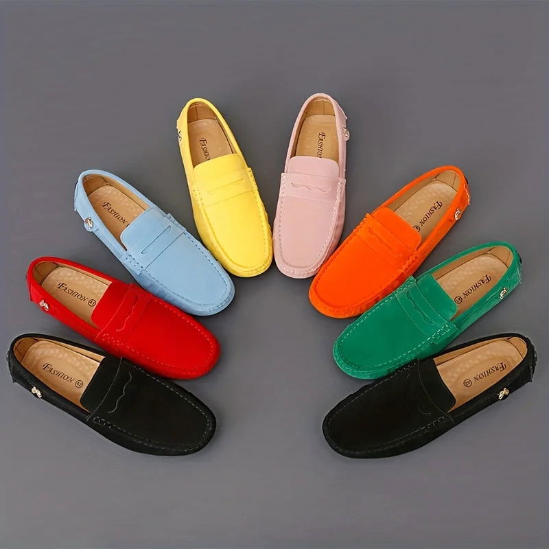 Mocassins Homme en Daim - Audace et Style Décontracté - Atelier Chaussure