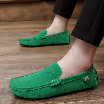 Mocassins Homme en Daim - Audace et Style Décontracté - Atelier Chaussure