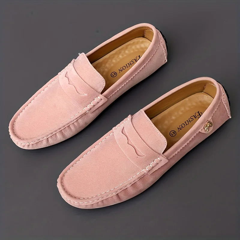 Mocassins Homme en Daim - Audace et Style Décontracté - Atelier Chaussure