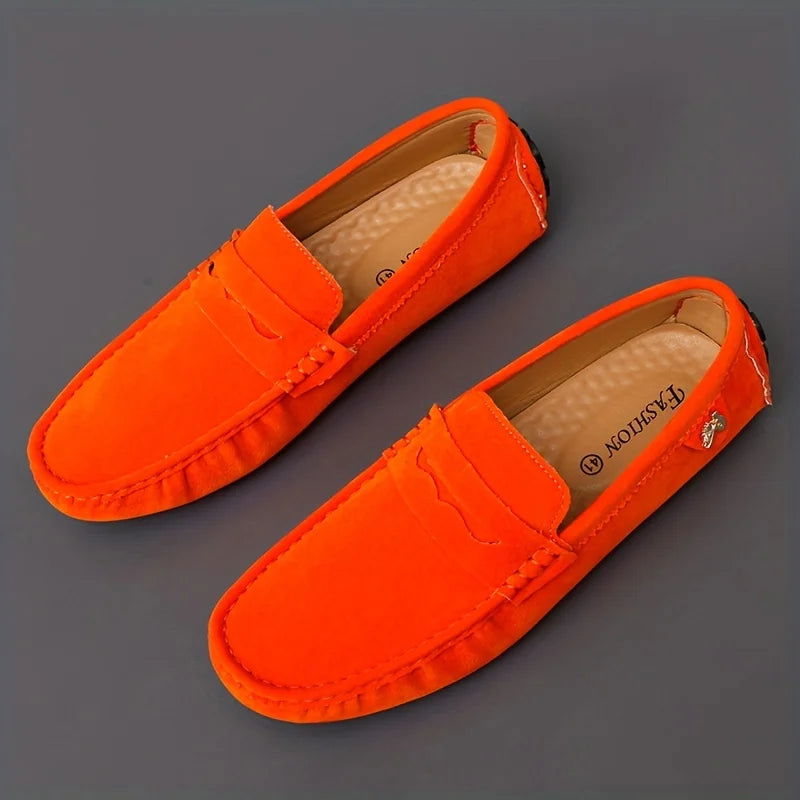 Mocassins Homme en Daim - Audace et Style Décontracté - Atelier Chaussure