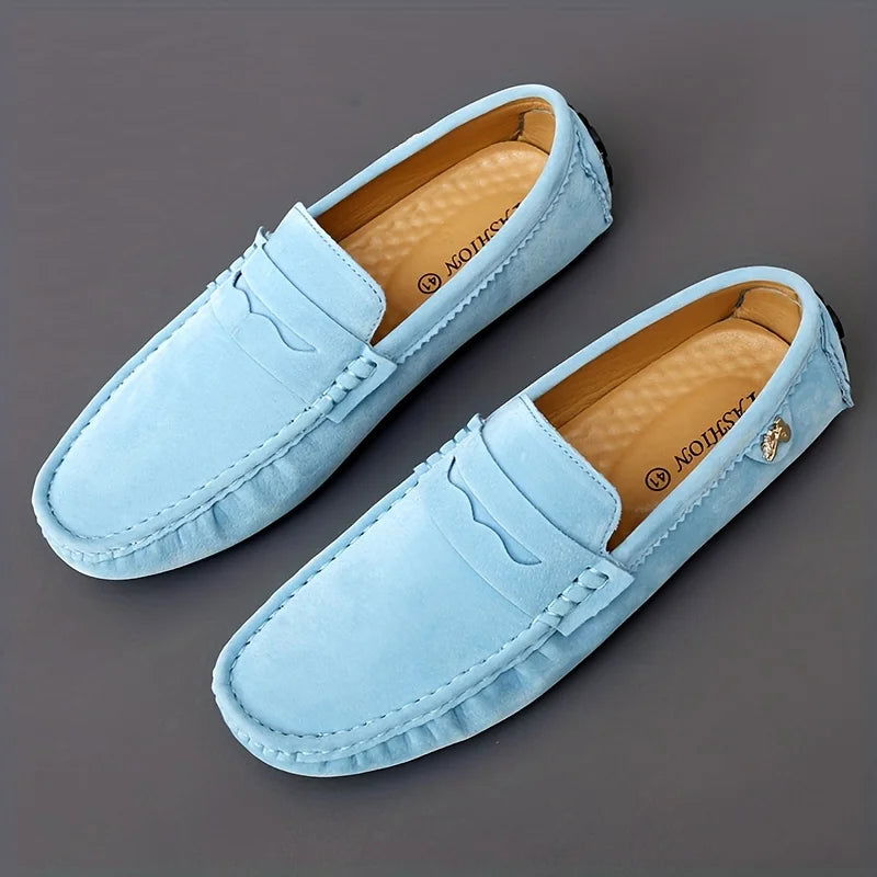 Mocassins Homme en Daim - Audace et Style Décontracté - Atelier Chaussure
