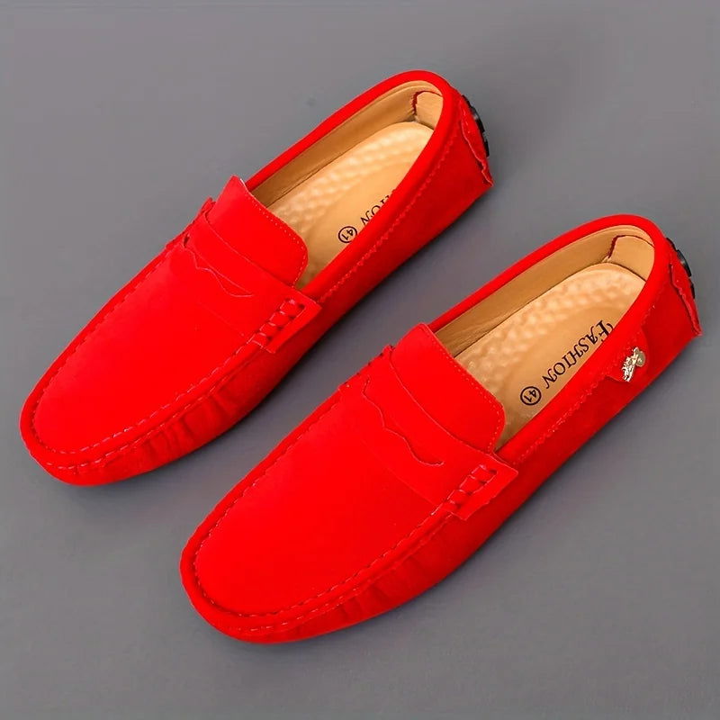 Mocassins Homme en Daim - Audace et Style Décontracté - Atelier Chaussure