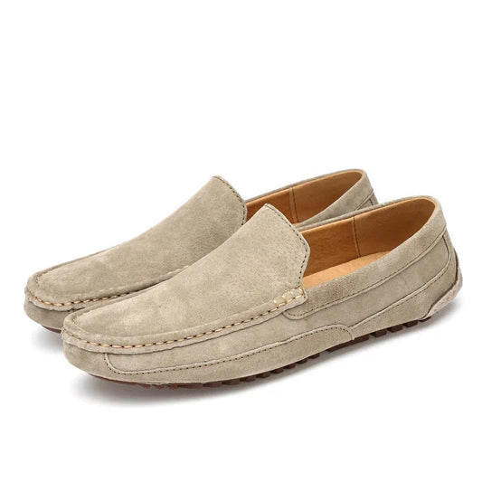 Mocassins Homme en Daim - Simplicité et Confort - Atelier Chaussure