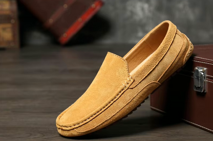 Mocassins Homme en Daim - Simplicité et Confort - Atelier Chaussure