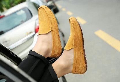 Mocassins Homme en Daim - Simplicité et Confort - Atelier Chaussure
