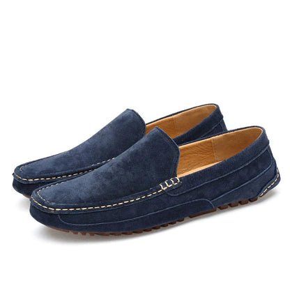 Mocassins Homme en Daim - Simplicité et Confort - Atelier Chaussure