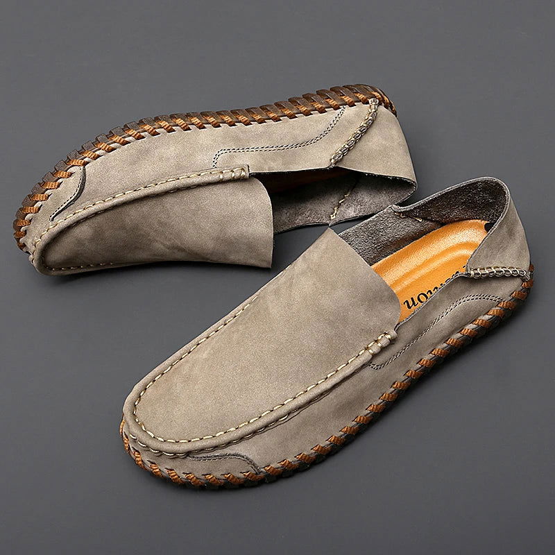Mocassins Homme en Daim - Souplesse et Confort - Atelier Chaussure