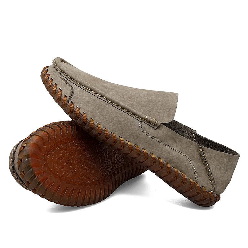 Mocassins Homme en Daim - Souplesse et Confort - Atelier Chaussure