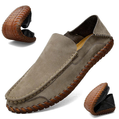 Mocassins Homme en Daim - Souplesse et Confort - Atelier Chaussure