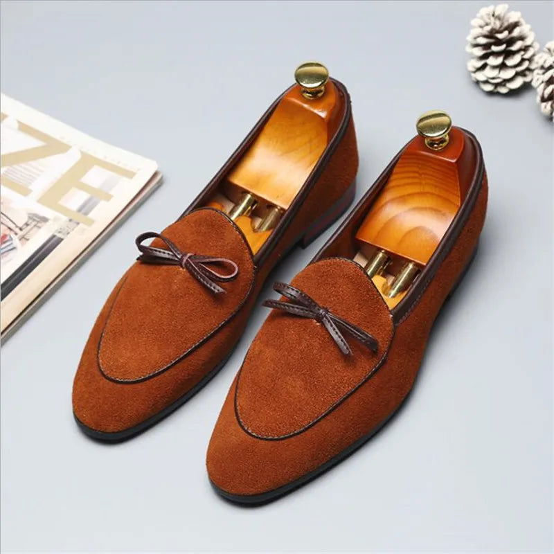Mocassins Homme en Daim - Style Chic et Polyvalent - Atelier Chaussure