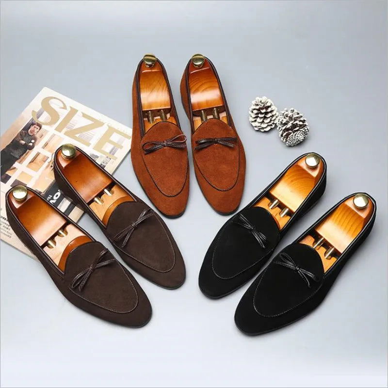Mocassins Homme en Daim - Style Chic et Polyvalent - Atelier Chaussure