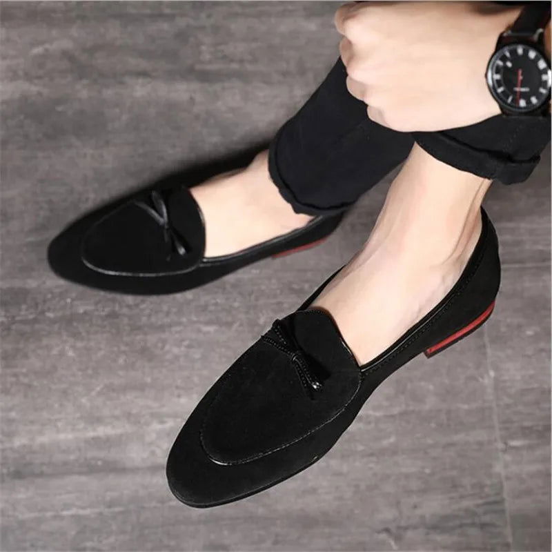 Mocassins Homme en Daim - Style Chic et Polyvalent - Atelier Chaussure