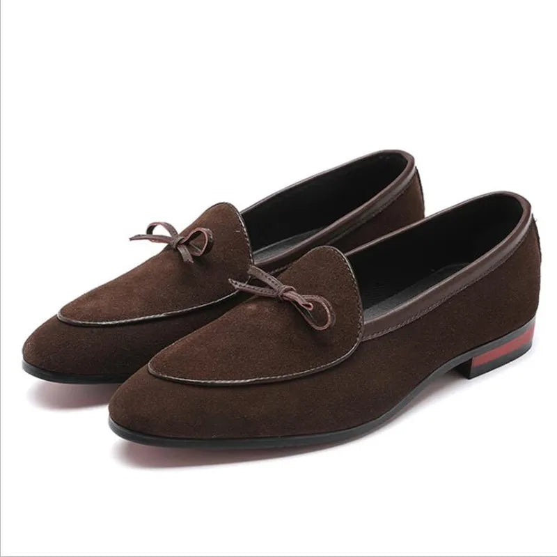 Mocassins Homme en Daim - Style Chic et Polyvalent - Atelier Chaussure
