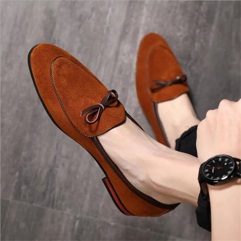 Mocassins Homme en Daim - Style Chic et Polyvalent - Atelier Chaussure