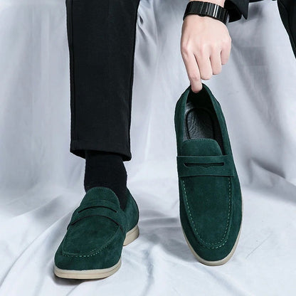 Mocassins Homme en Daim - Style Raffiné - Atelier Chaussure