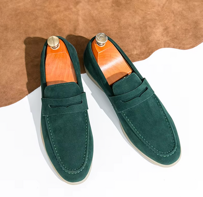 Mocassins Homme en Daim - Style Raffiné - Atelier Chaussure