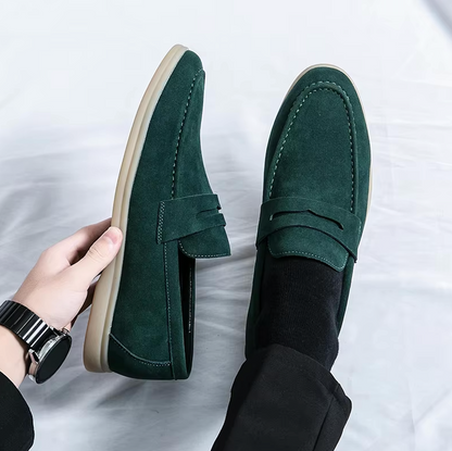 Mocassins Homme en Daim - Style Raffiné - Atelier Chaussure