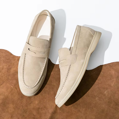 Mocassins Homme en Daim - Style Raffiné - Atelier Chaussure