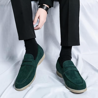 Mocassins Homme en Daim - Style Raffiné - Atelier Chaussure