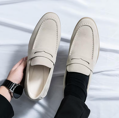 Mocassins Homme en Daim - Style Raffiné - Atelier Chaussure