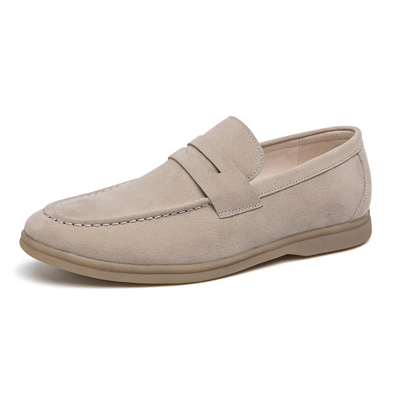 Mocassins Homme en Daim - Style Raffiné - Atelier Chaussure