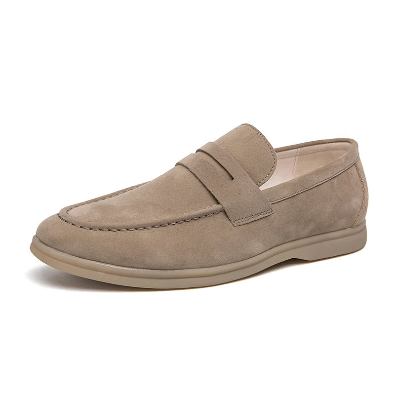 Mocassins Homme en Daim - Style Raffiné - Atelier Chaussure