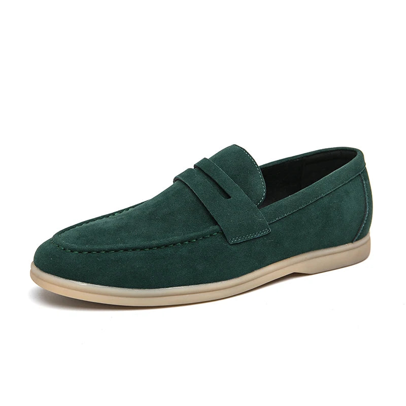 Mocassins Homme en Daim - Style Raffiné - Atelier Chaussure