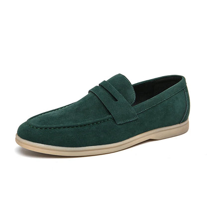 Mocassins Homme en Daim - Style Raffiné - Atelier Chaussure