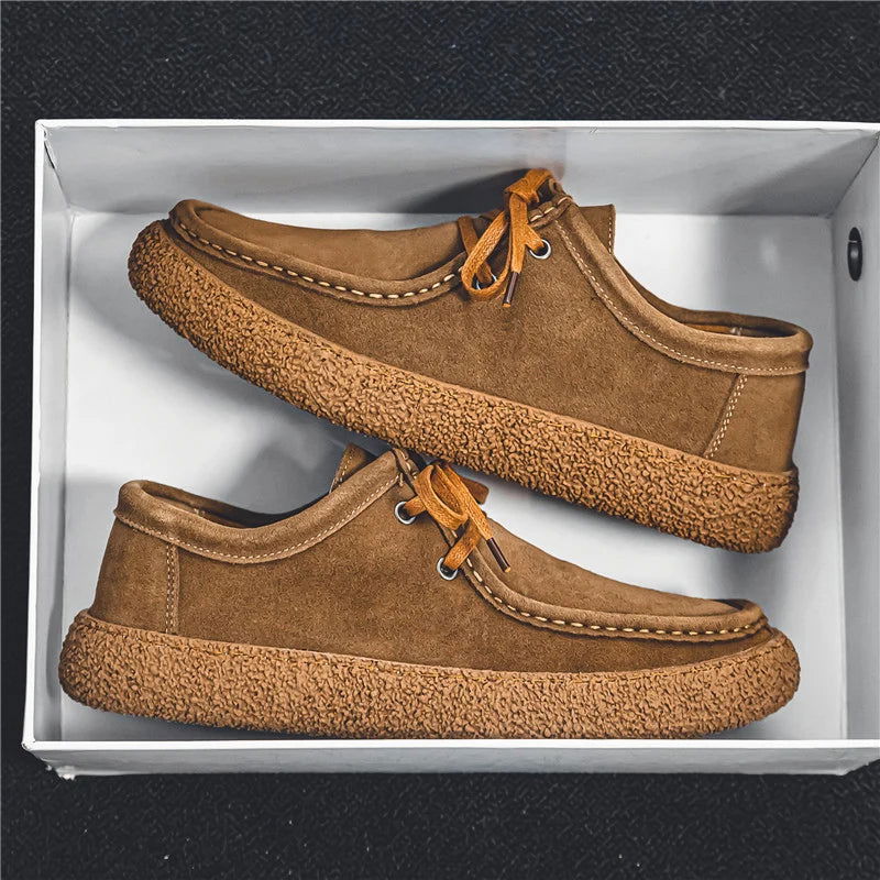 Mocassins Homme en Daim Décontracté - Atelier Chaussure