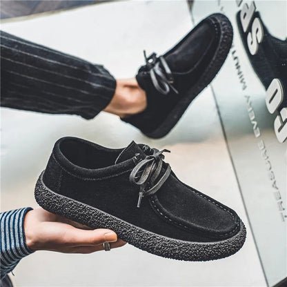 Mocassins Homme en Daim Décontracté - Atelier Chaussure