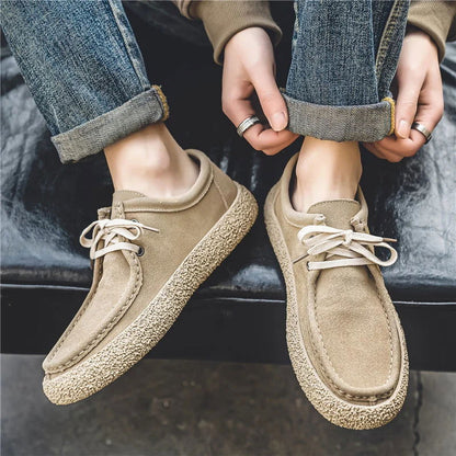 Mocassins Homme en Daim Décontracté - Atelier Chaussure