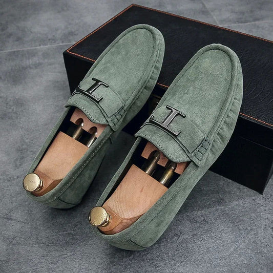 Mocassins Homme en Daim Luxe - Atelier Chaussure