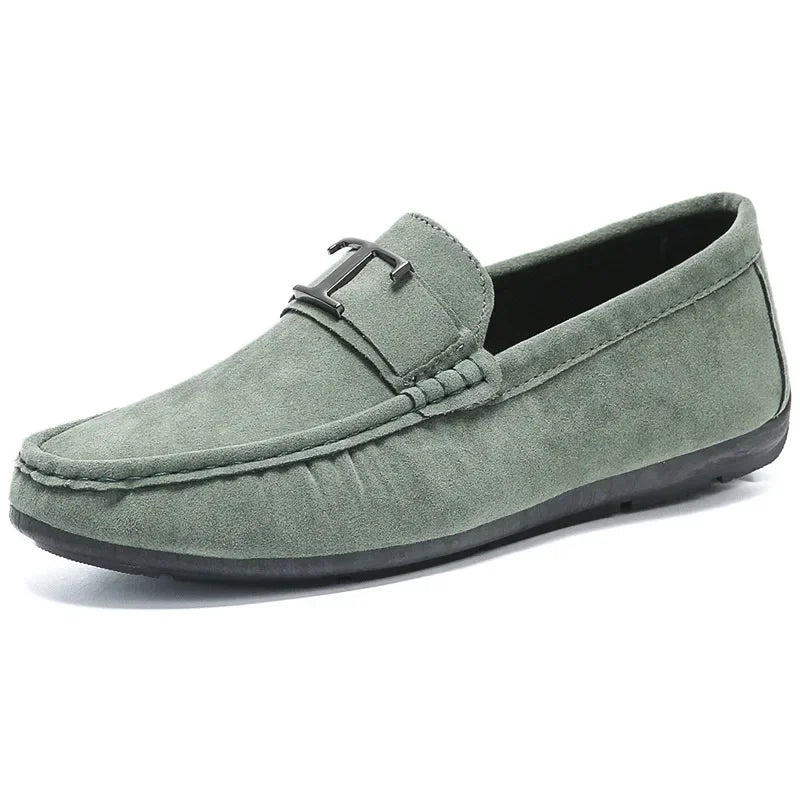 Mocassins Homme en Daim Luxe - Atelier Chaussure