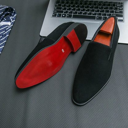 Mocassins Homme en Daim Premium - Atelier Chaussure