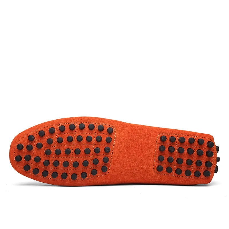 Mocassins Homme en Daim Souple - Atelier Chaussure