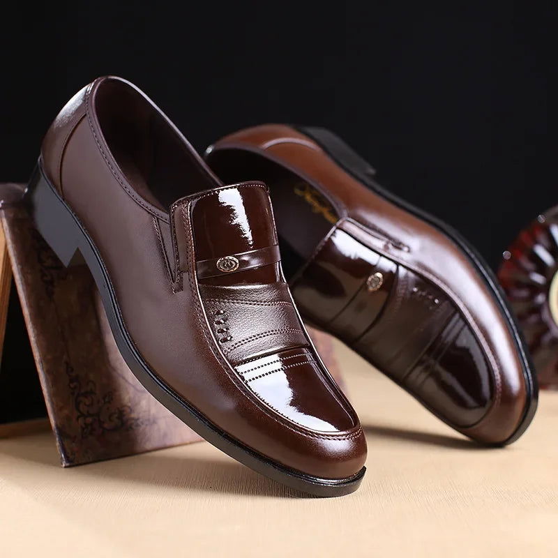 Mocassins Vernis Homme en Simili Cuir - Classe - Atelier Chaussure