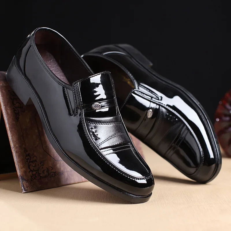 Mocassins Vernis Homme en Simili Cuir - Classe - Atelier Chaussure