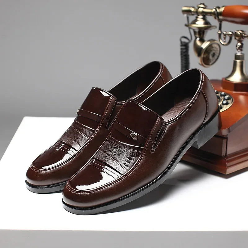 Mocassins Vernis Homme en Simili Cuir - Classe - Atelier Chaussure