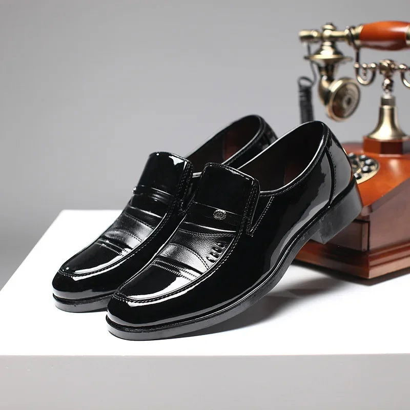 Mocassins Vernis Homme en Simili Cuir - Classe - Atelier Chaussure