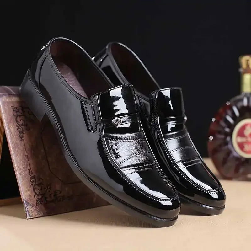Mocassins Vernis Homme en Simili Cuir - Classe - Atelier Chaussure