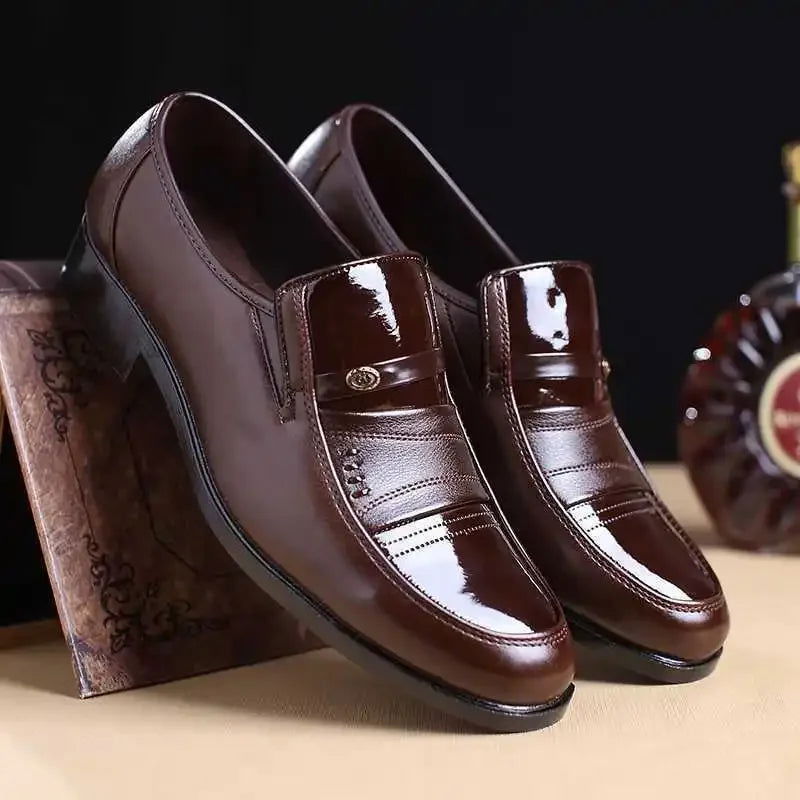 Mocassins Vernis Homme en Simili Cuir - Classe - Atelier Chaussure