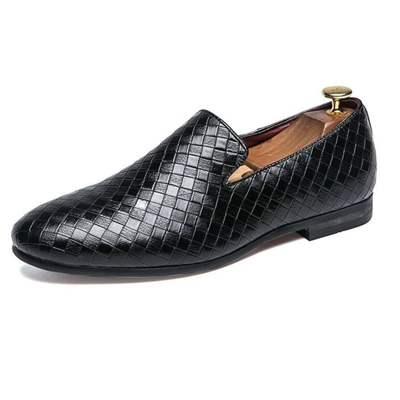 Mocassins en Cuir Tressé - Classe et Respirabilité - Atelier Chaussure