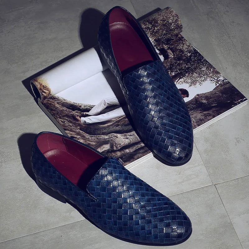 Mocassins en Cuir Tressé - Classe et Respirabilité - Atelier Chaussure