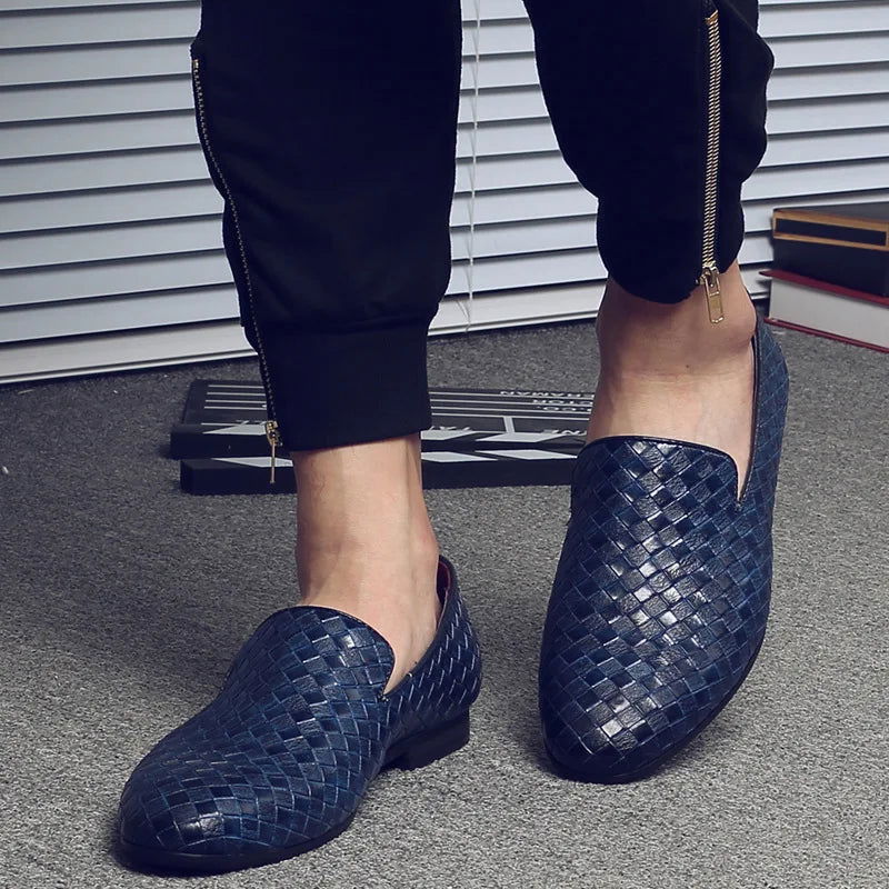 Mocassins en Cuir Tressé - Classe et Respirabilité - Atelier Chaussure