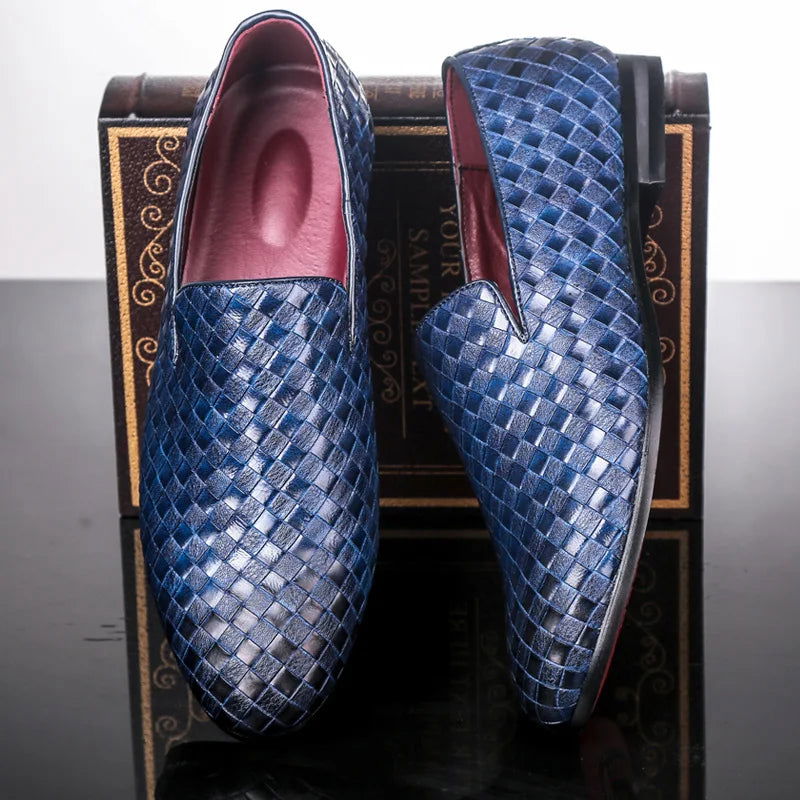Mocassins en Cuir Tressé - Classe et Respirabilité - Atelier Chaussure