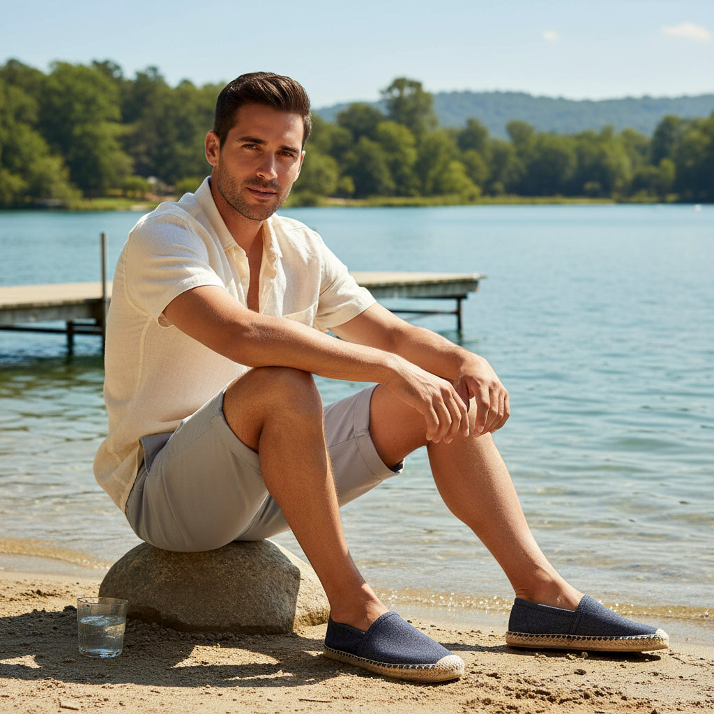 Espadrilles Homme – Style Casual Uni