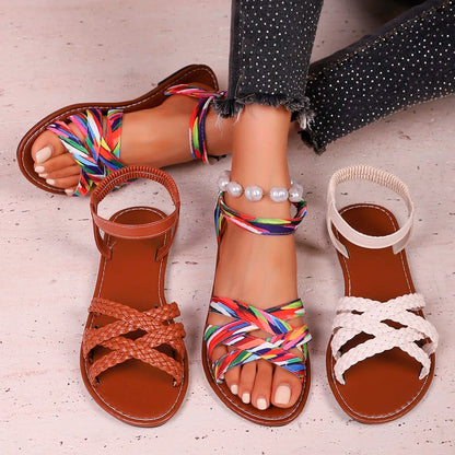 Sandales Femme – Design Croisé Et Confort Quotidien