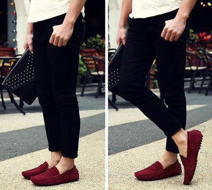 Mocassins Homme en Daim Souple