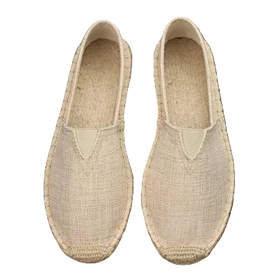 Espadrilles Homme Toile Rayées – Slip-On Décontractées