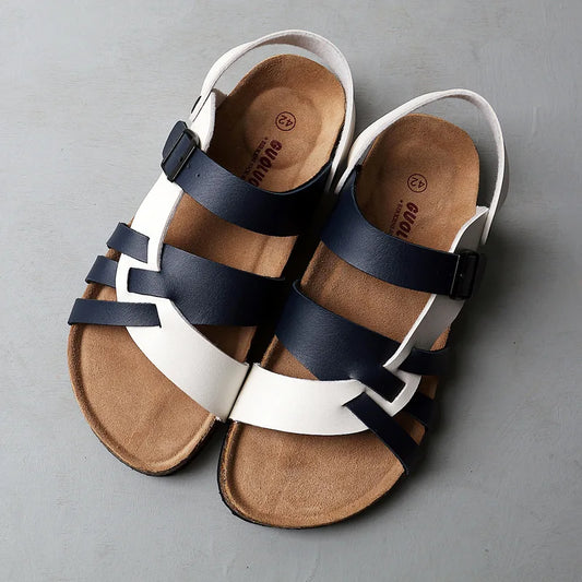 Sandales Homme – Design Croisé Gladiateur Et Semelle Confort